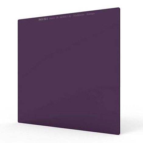 Filtre gris NiSi IR ND64 75x80mm 6 arrêts